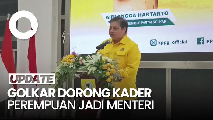Airlangga: Saya Berharap Kali Ini Menteri dari Golkar Ada dari Perempuan
