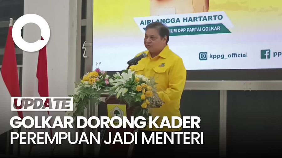Airlangga: Saya Berharap Kali Ini Menteri dari Golkar Ada dari Perempuan