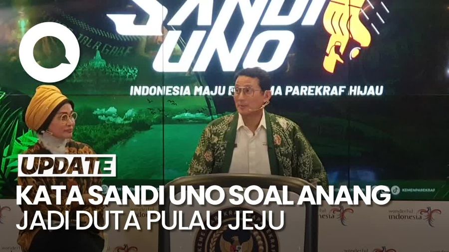 Anang Hermansyah Jadi Duta Pulau Jeju Korsel, Sandi Uno: Sah-sah Saja