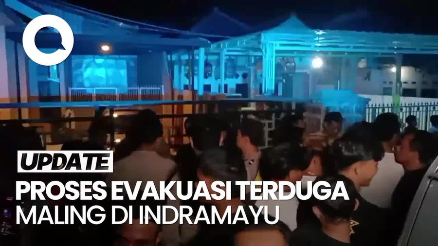 Suasana Dramatis saat Proses Evakuasi Terduga Maling di Indramayu
