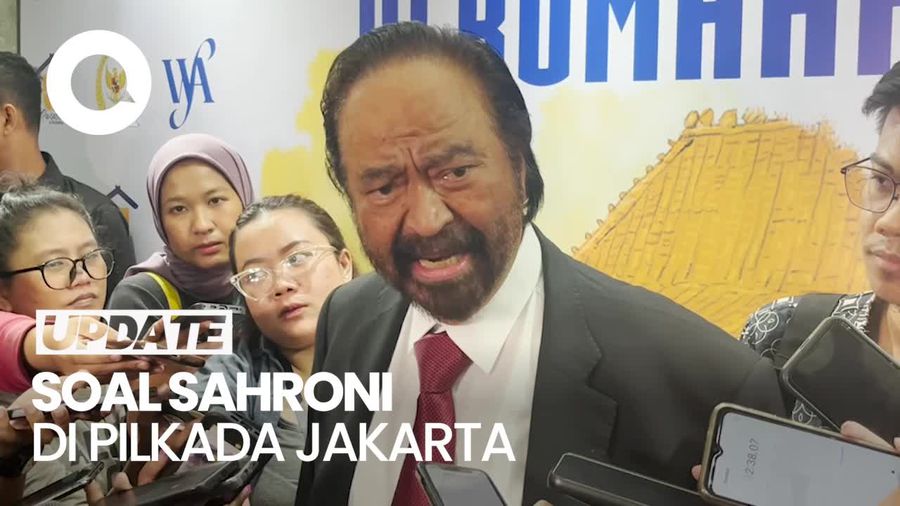 Surya Paloh: Sahroni Punya Kapabilitas, Tapi Elektabilitas Harus Kita Lihat