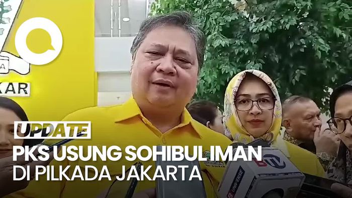 Airlangga Respons PKS Usung Sohibul Iman di Pilkada Jakarta