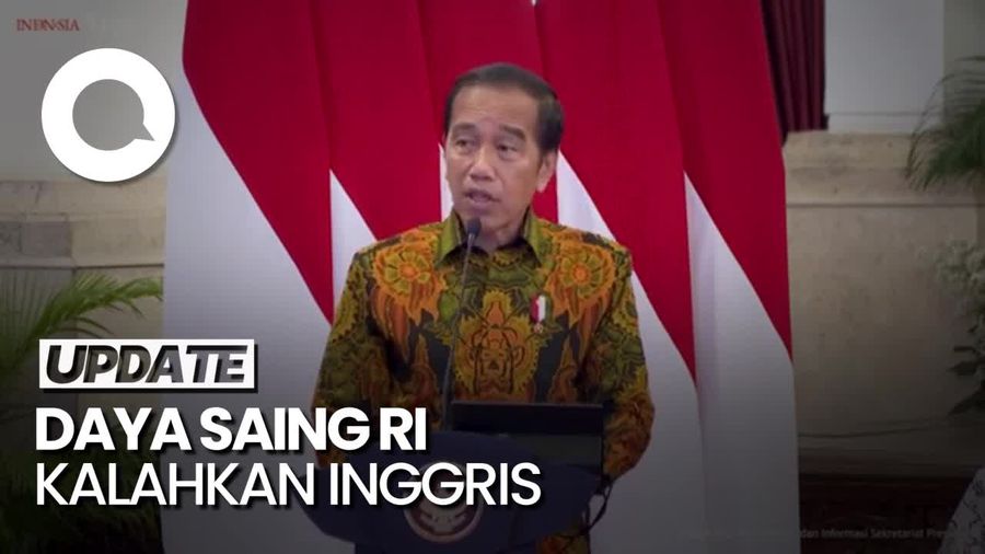 Jokowi Bersyukur Daya Saing RI Naik Signifikan Saat Ekonomi Dunia Sulit