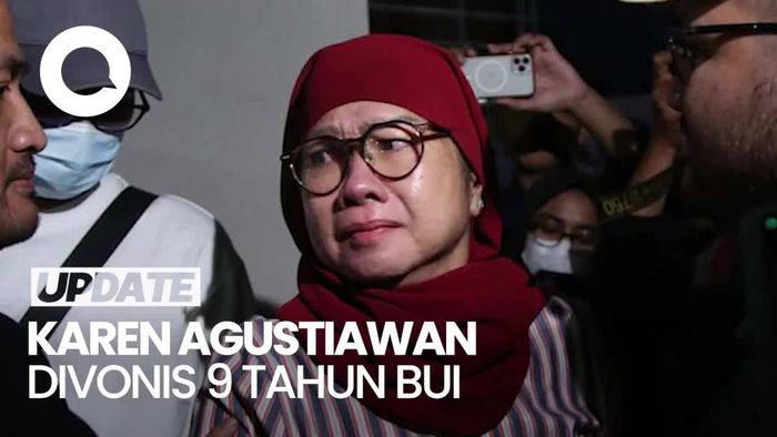 Kasus Korupsi LNG, Eks Dirut Pertamina Karen Agustiawan Divonis 9 Tahun Bui