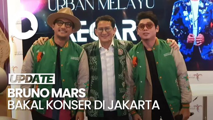 Bruno Mars Konser di Jakarta, Sandiaga: Ini Fightnya Cukup Lama