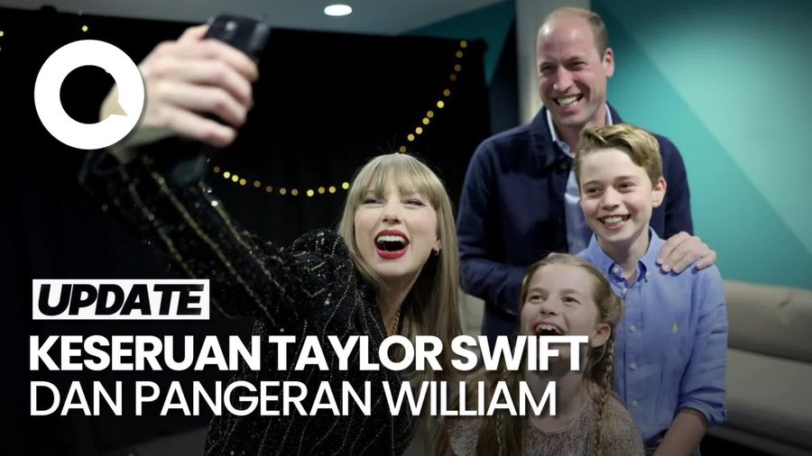 Taylor Swift-Pangeran William Selfie Bareng Saat Eras Tour London