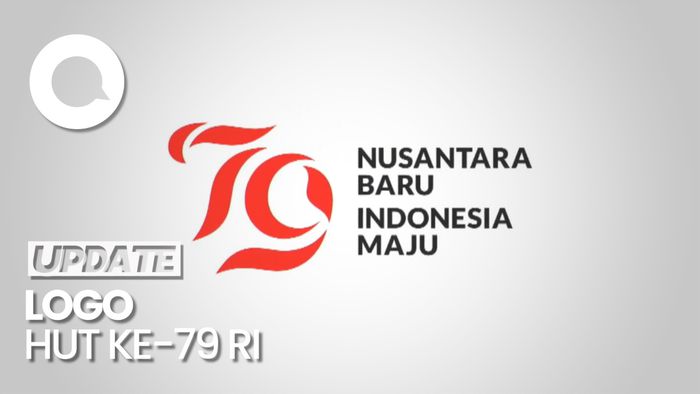 Penampakan Logo HUT ke-79 RI Nusantara Baru Indonesia Maju