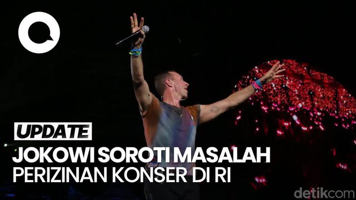 Bahas Perizinan, Jokowi Cerita Alasan Konser Coldplay di RI Cuma 1 Hari