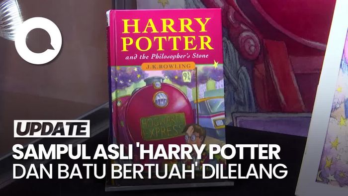 Prediksi Harga Lelang Ilustrasi Sampul Asli Harry Potter and Batu Bertuah