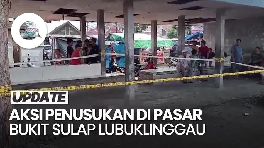 Penusukan di Pasar Bukit Sulap Lubuklinggau, 1 Orang Tewas