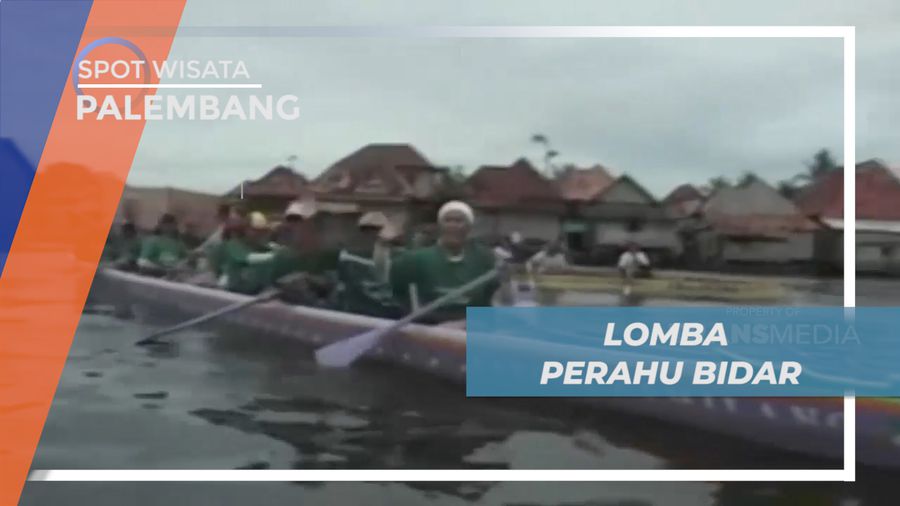 Serunya Lomba Adu Cepat Perahu Bidar, yang Diikuti Ibu-ibu Petani, Palembang