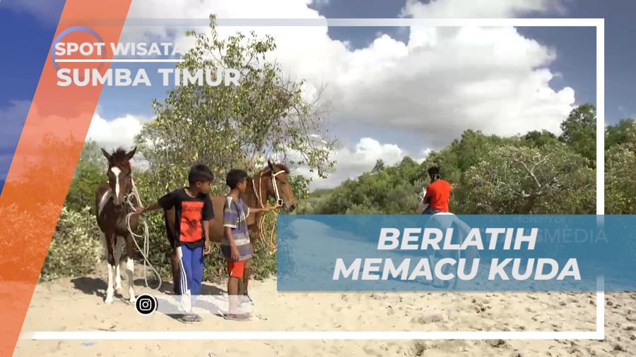 Berlatih Membangun Chemisty Antara Joki dan Kuda, Sumba Timur