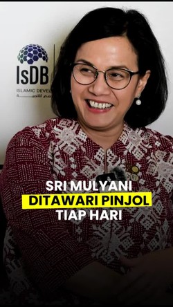 Cerita Sri Mulyani Ditawari Pinjol Tiap Hari