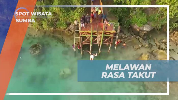 Melawan Rasa Takut Melompat ke Danau Weekuri Sumba
