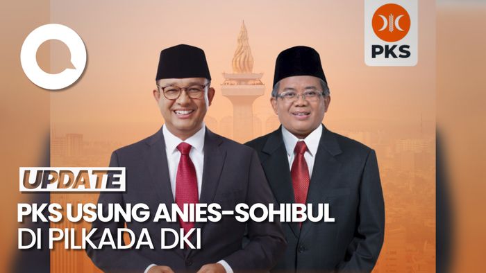 PKS Resmi Usung Anies-Sohibul Iman di Pilgub Jakarta