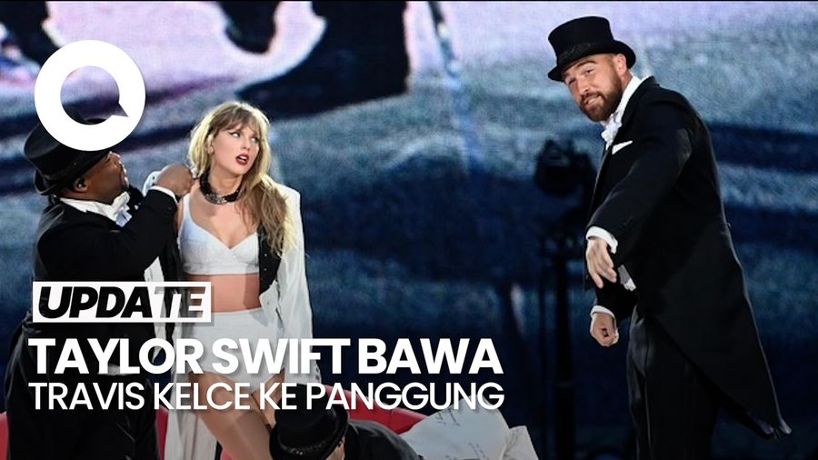  Penampilan Memukau Taylor Swift-Travis Kelce di Panggung Konser Eras Tour