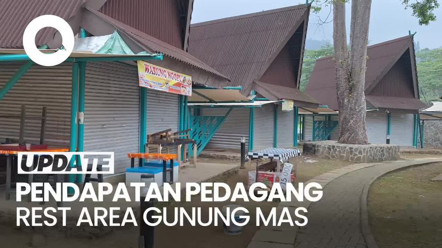 Curhat Pedagang Rest Area Gunung Mas Sepi Pembeli: Sehari Cuman Rp 20 Ribu