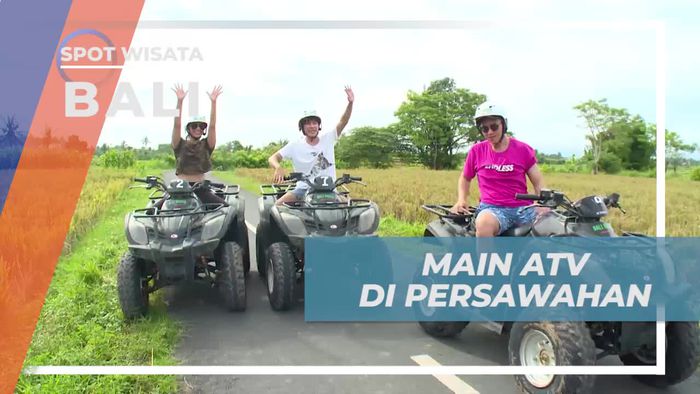 Naik ATV Melintasi Area Persawahan Bali