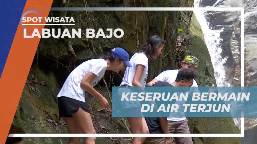 Seru-seruan Bermain di Air Terjun Cunca Wulang Labuan Bajo