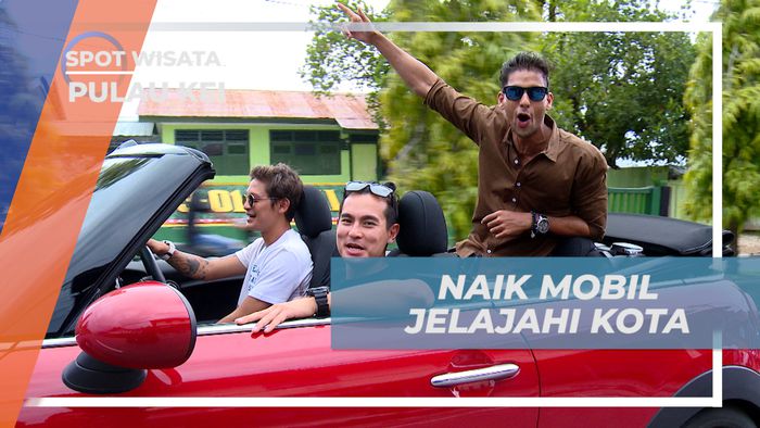 Seru-seruan, Berpetualang Keliling Pusat Kota Langgur Naik Mobil Cantik, Pulau Kei