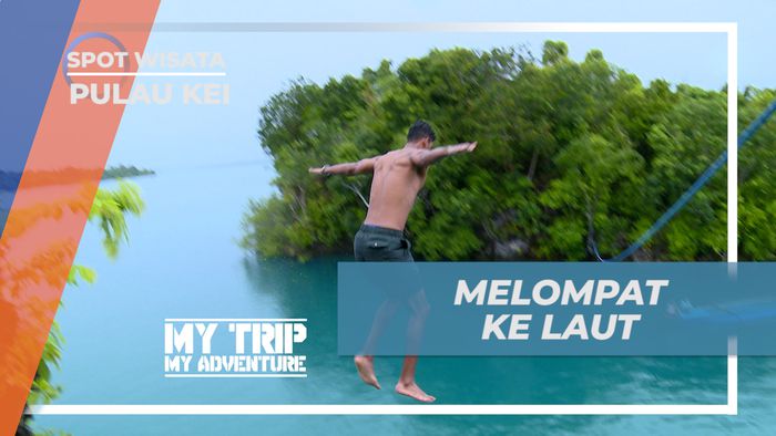 Uji Nyali, Melompat ke Laut Ohoi Letman dari Atas Tebing, Pulau Kei