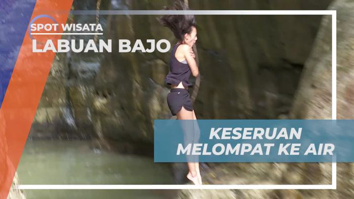 Tantangan Seru Melompat ke Air Terjun Cunca Wulang Labuan Bajo