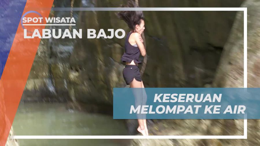Tantangan Seru Melompat ke Air Terjun Cunca Wulang Labuan Bajo