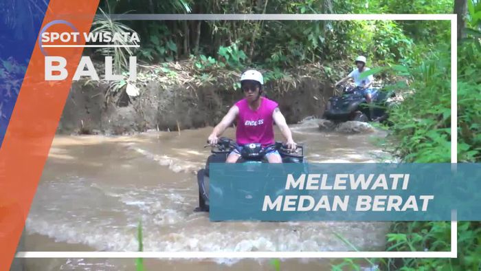 Naik ATV Melewati Medan Berlumpur di Bali