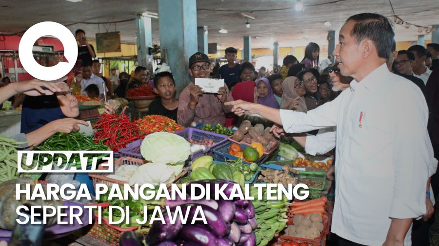 Jokowi Kaget Harga Pangan di Kalteng Sama Seperti di Jawa