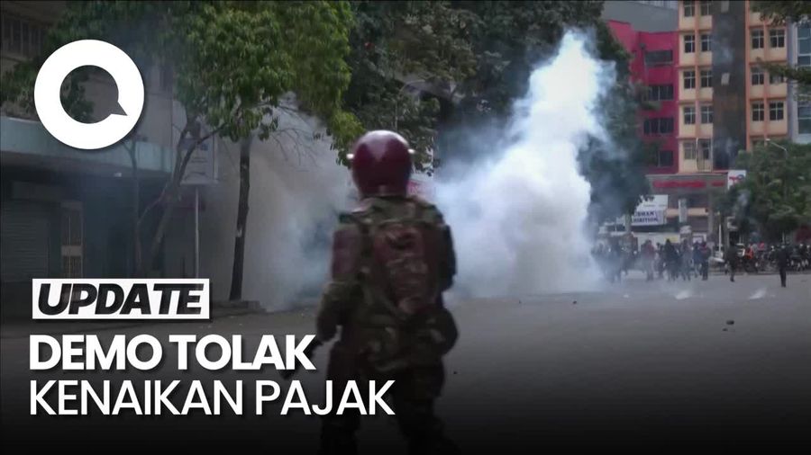 Demo Chaos di Kenya! Polisi Tembakkan Gas Air Mata ke Massa