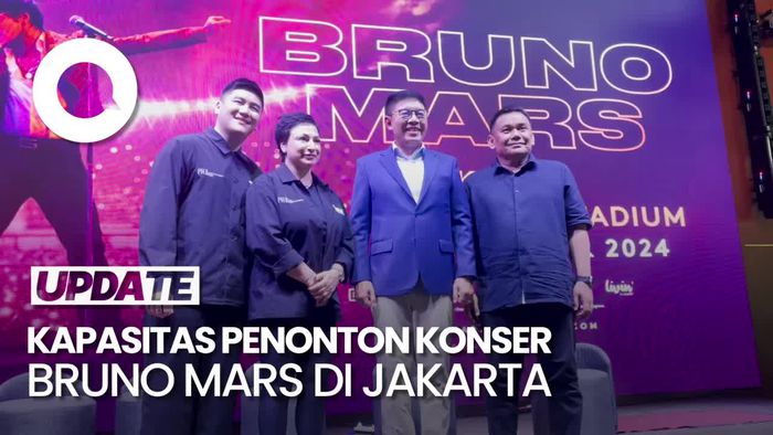 Siap War Tiket Bruno Mars? Promotor: Kapasitas Penonton 50 Ribu per Hari