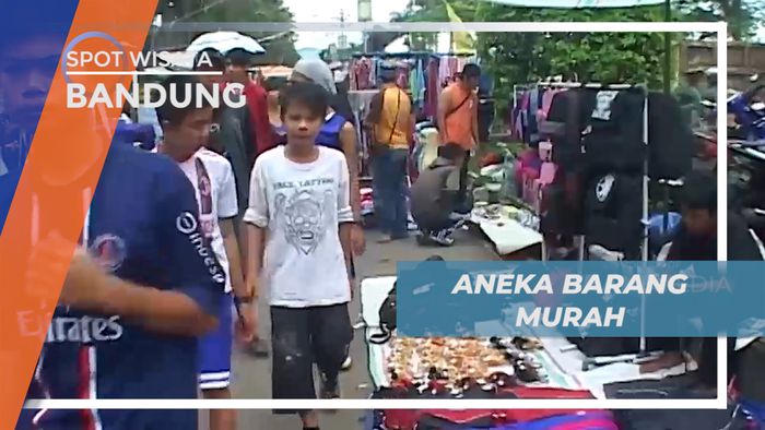 Berburu Aneka Kebutuhan Barang Murah di Pasar Tumpah, Bandung