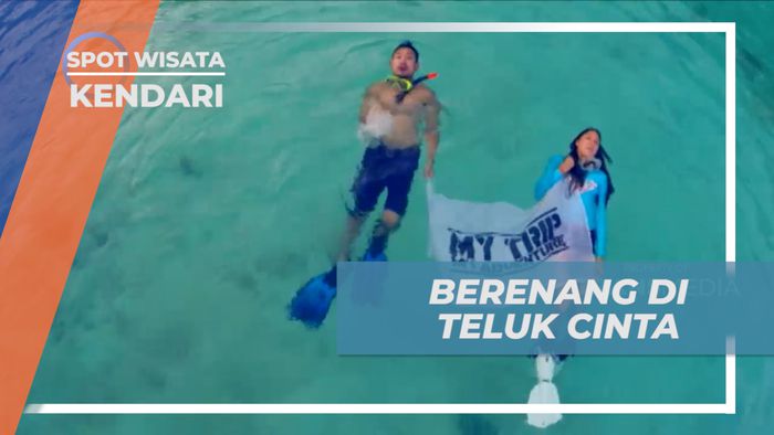 Menikmati Keseruan Berenang di Teluk Cinta yang Super Istimewa, Kendari