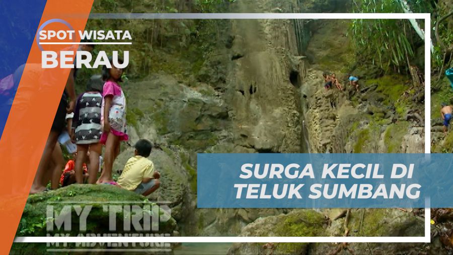 Air Terjun Bidadari, Potongan Surga Kecil yang Tersembunyi di Teluk Sumbang, Berau