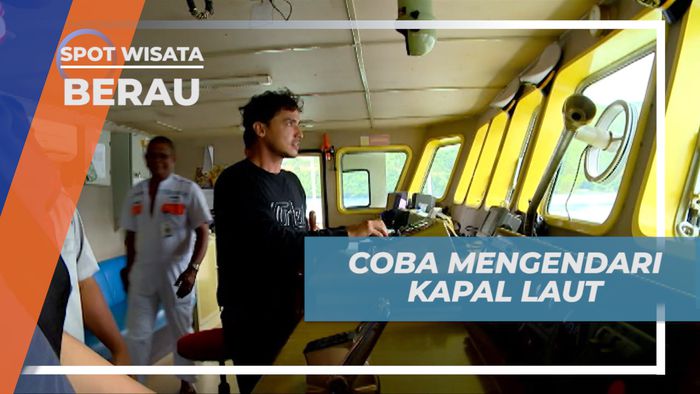 Mencoba Sensasi Seru, Dikasih Kesempatan Mengendarai Kapal Laut, Ternate