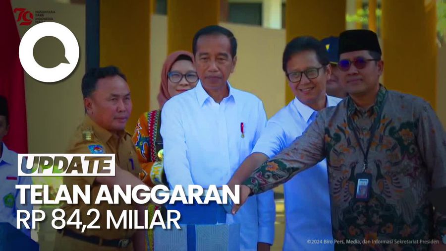 Jokowi Resmikan Pembangunan Renovasi Sarana-Prasarana Pendidikan di Kalteng