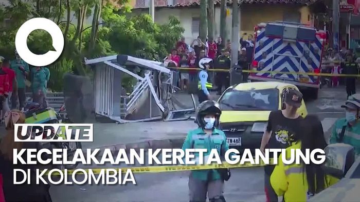 Kereta Gantung Jatuh di Kolombia, 1 Tewas-20 Terluka