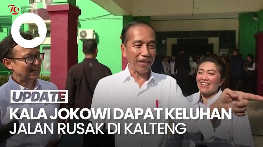 Kunjungi Kalteng, Jokowi Dapat Keluhan Jalan Rusak karena Kurang APBD