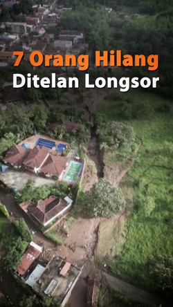 Potret dari Udara Saat Kota Kolombia Terkubur Longsor, 7 Orang Hilang