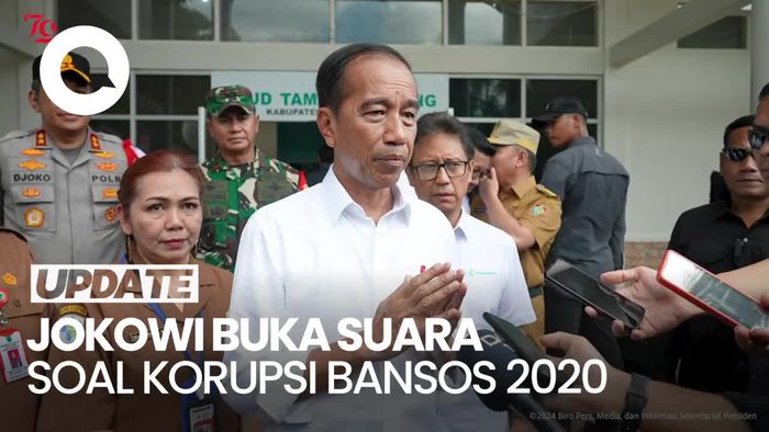 Jokowi soal KPK Usut Korupsi Bansos Presiden 2020: Silahkan Proses