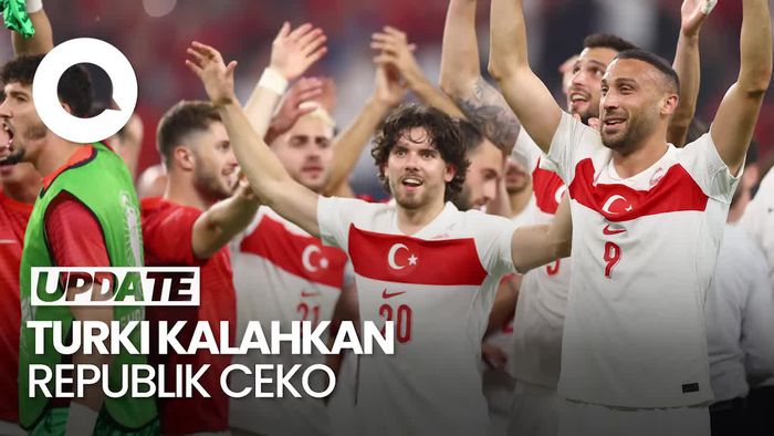 Euro 2024: Menang Dramatis, Turki Lolos ke 16 Besar