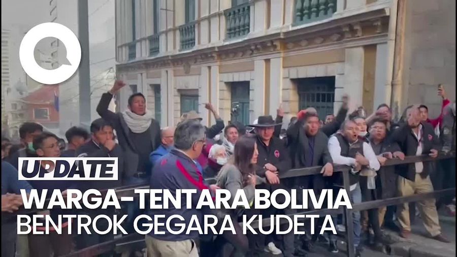 Mencekam! Warga Bolivia Melawan Dikudeta, Bentrok dengan Tentara