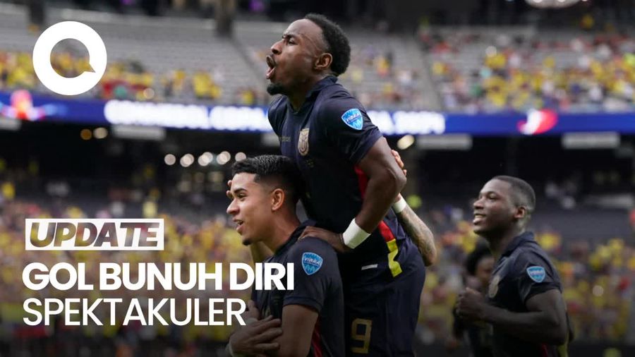 Gol Bunuh Diri Spektakuler Saat Ekuador Bungkam Jamaika 3-1