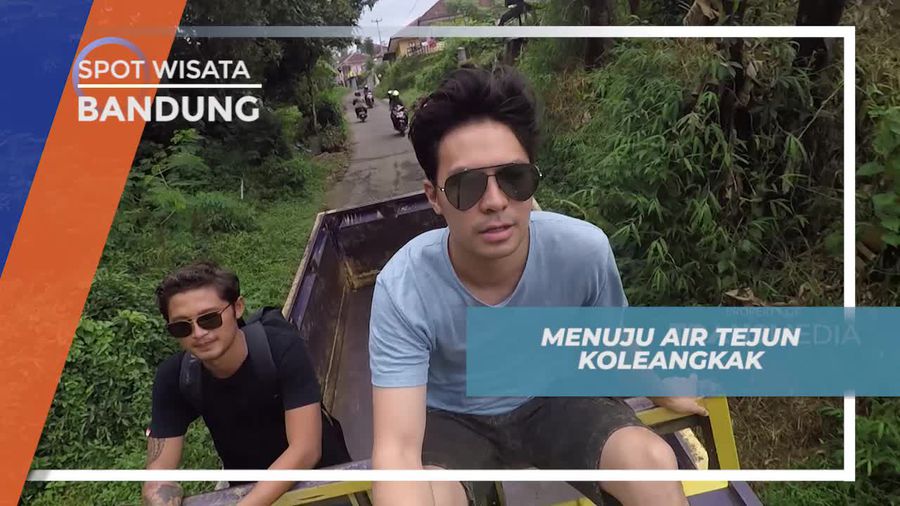 Perjalanan Asik Naik Truk Menuju Air Terjun Koleangkak Bandung