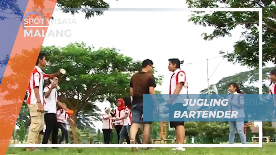 Melihat Keseruan Bartender Beradu Teknik Jugling, Malang