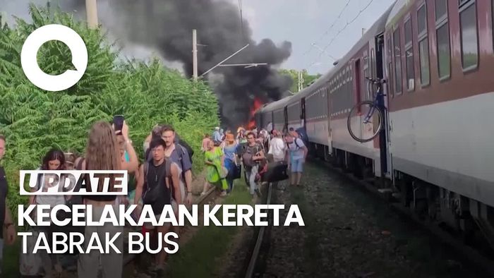 Kereta Tabrak Bus di Slovakia, 5 Orang Tewas