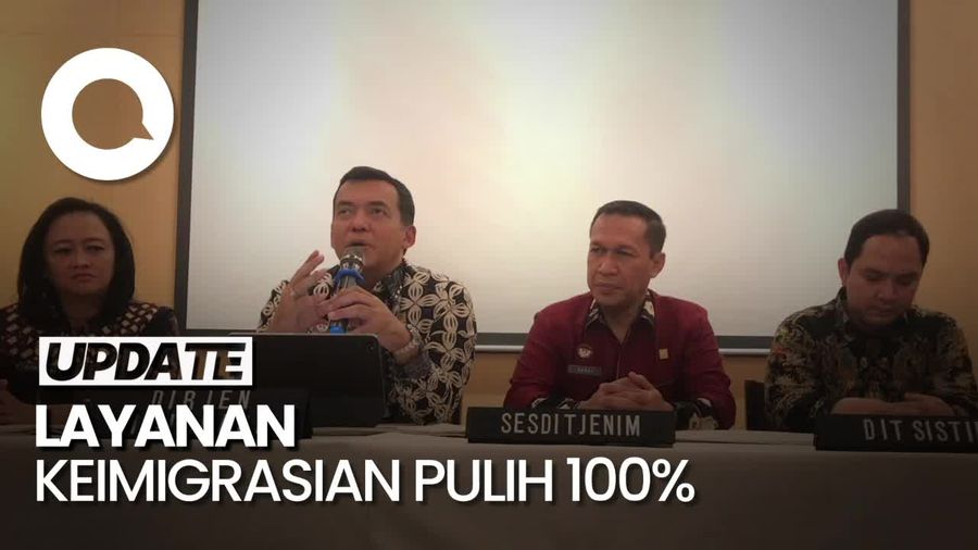 Dirjen Imigrasi Pastikan Layanan Keimigrasian Sudah Pulih 100%