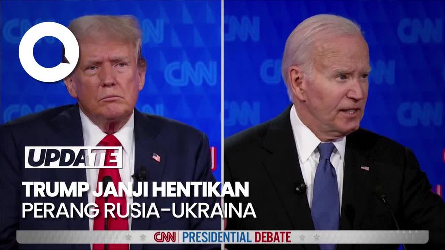 Janji Trump di Panggung Debat: Saya Akan Hentikan Perang Putin-Zelensky