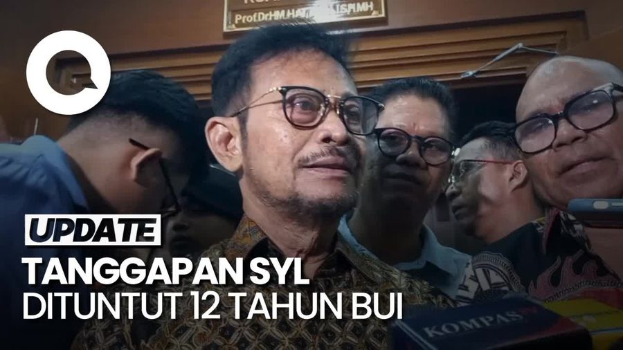 SYL Berdalih Tuntutan 12 Tahun Bui Tak Pertimbangkan Situasi di Kementan