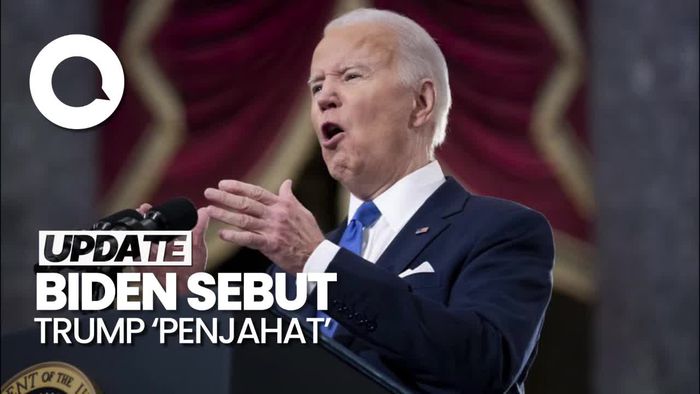 Singgung Kerusuhan Capitol, Biden Sebut Trump Penjahat & Cerewet